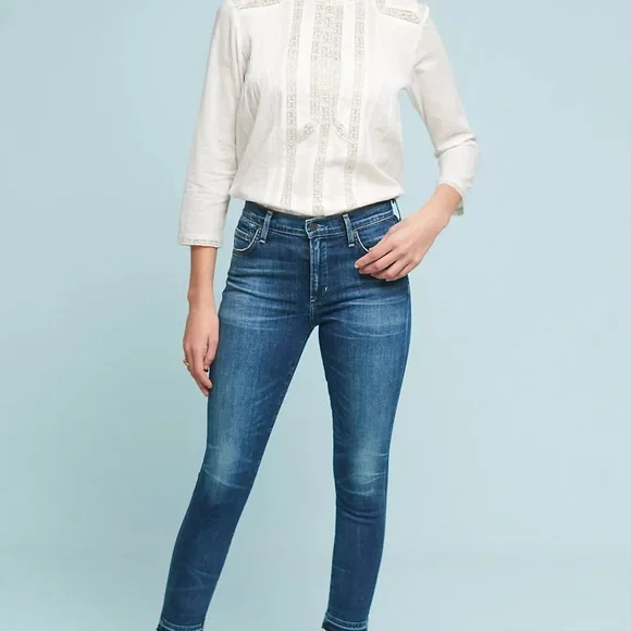 Citizens of Humanity Rocket Crop High-Rise Skinny Jeans - Picture 8 of 10